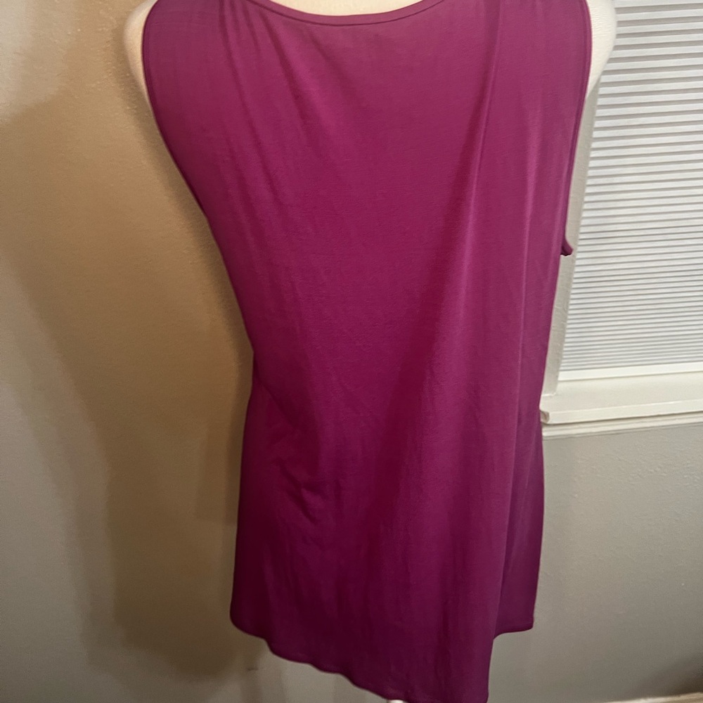 EILEEN FISHER Tank Shirt Top Medium
Silk Purple - Picture 3 of 14